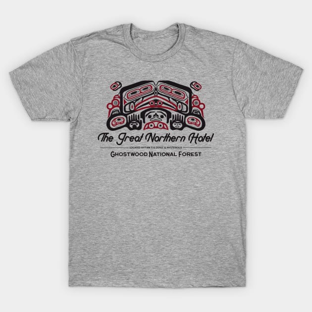 The Great Northern Hotel Mural FanArt Tribute T-Shirt by darklordpug